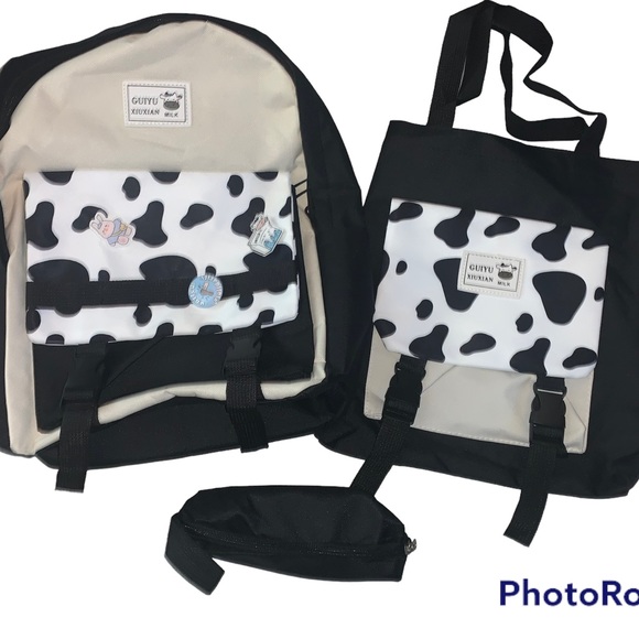 Kids Cow 🐮 Book Bag Bundle - Picture 3 of 16